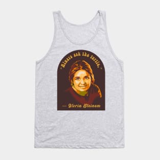 Gloria Steinem Portrait and Quote Tank Top